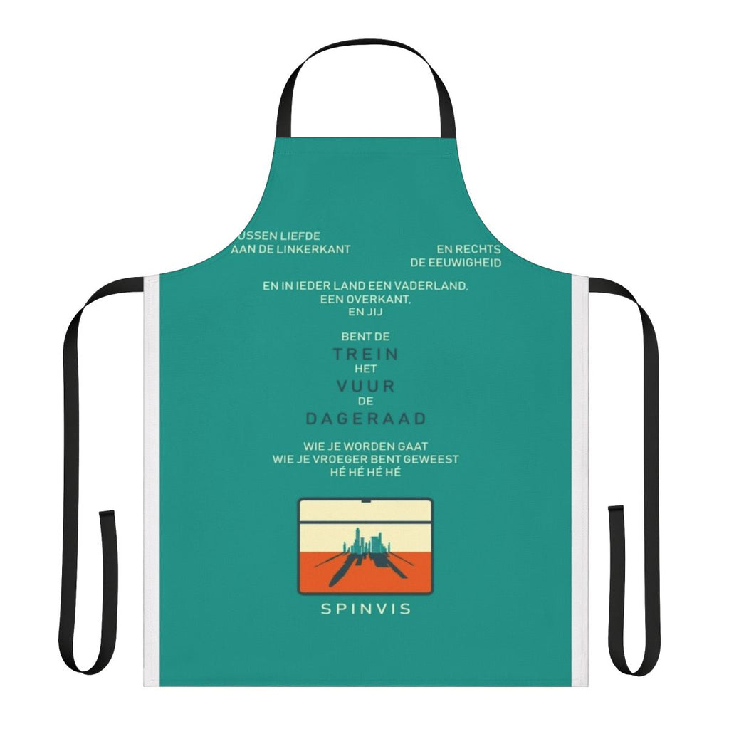 Trein Vuur Dageraad inspired apron featuring Dutch musician Spinvis