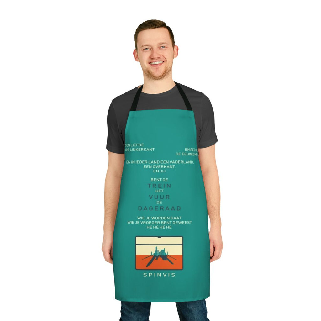 Trein Vuur Dageraad inspired apron featuring Dutch musician Spinvis