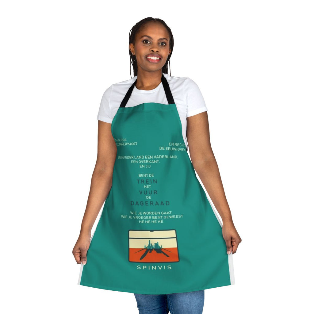 Trein Vuur Dageraad inspired apron featuring Dutch musician Spinvis