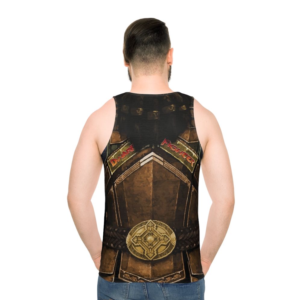 Dwarf Fighter Unisex Dungeon Adventurewear Tank Top