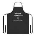 Dwarf Fortress inspired apron with retro ascii art design
