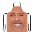 Dwayne-themed apron with wrestling, entertainment, and family-friendly designs