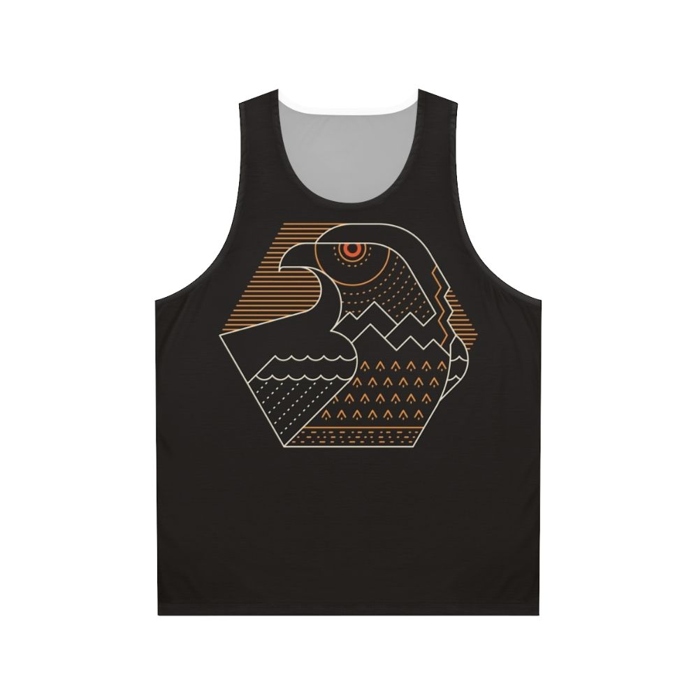 Unisex 'Earth Guardian' Tank Top with Minimalist Wildlife Design
