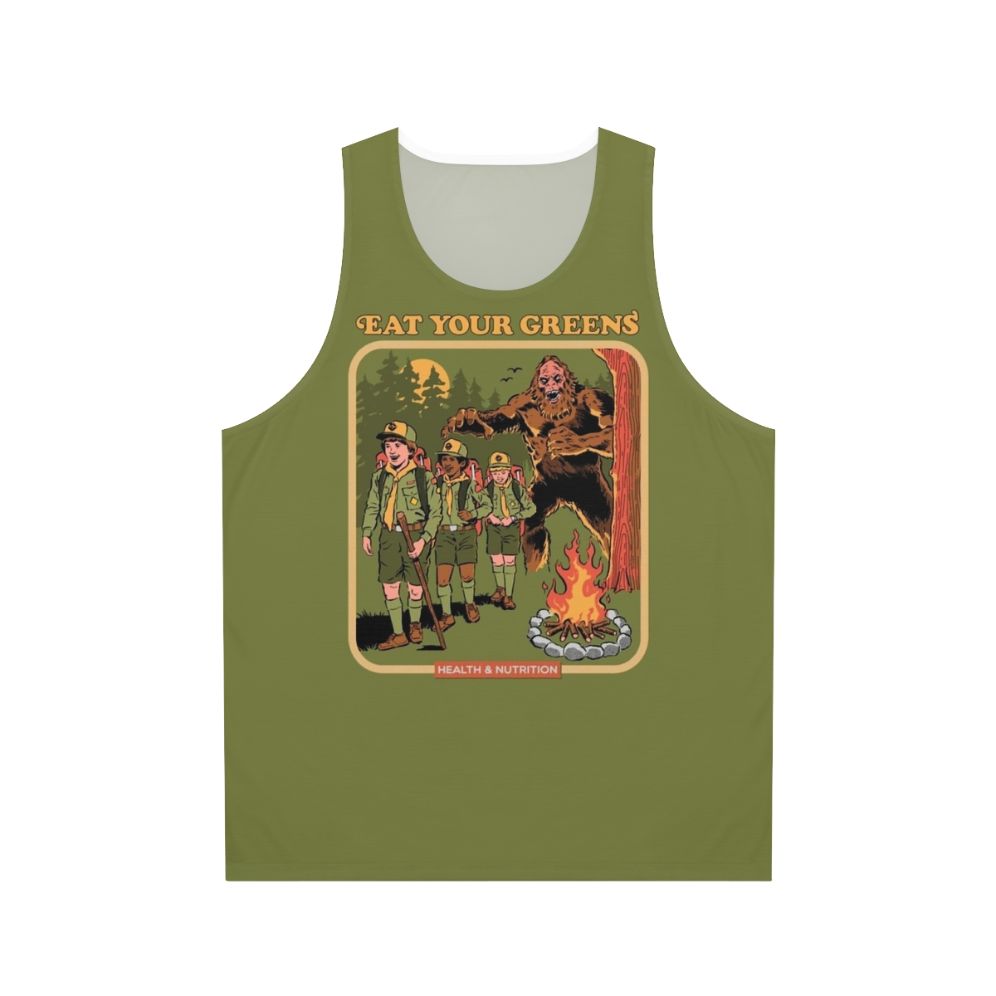 Eat Your Greens Retro Unisex Tank Top