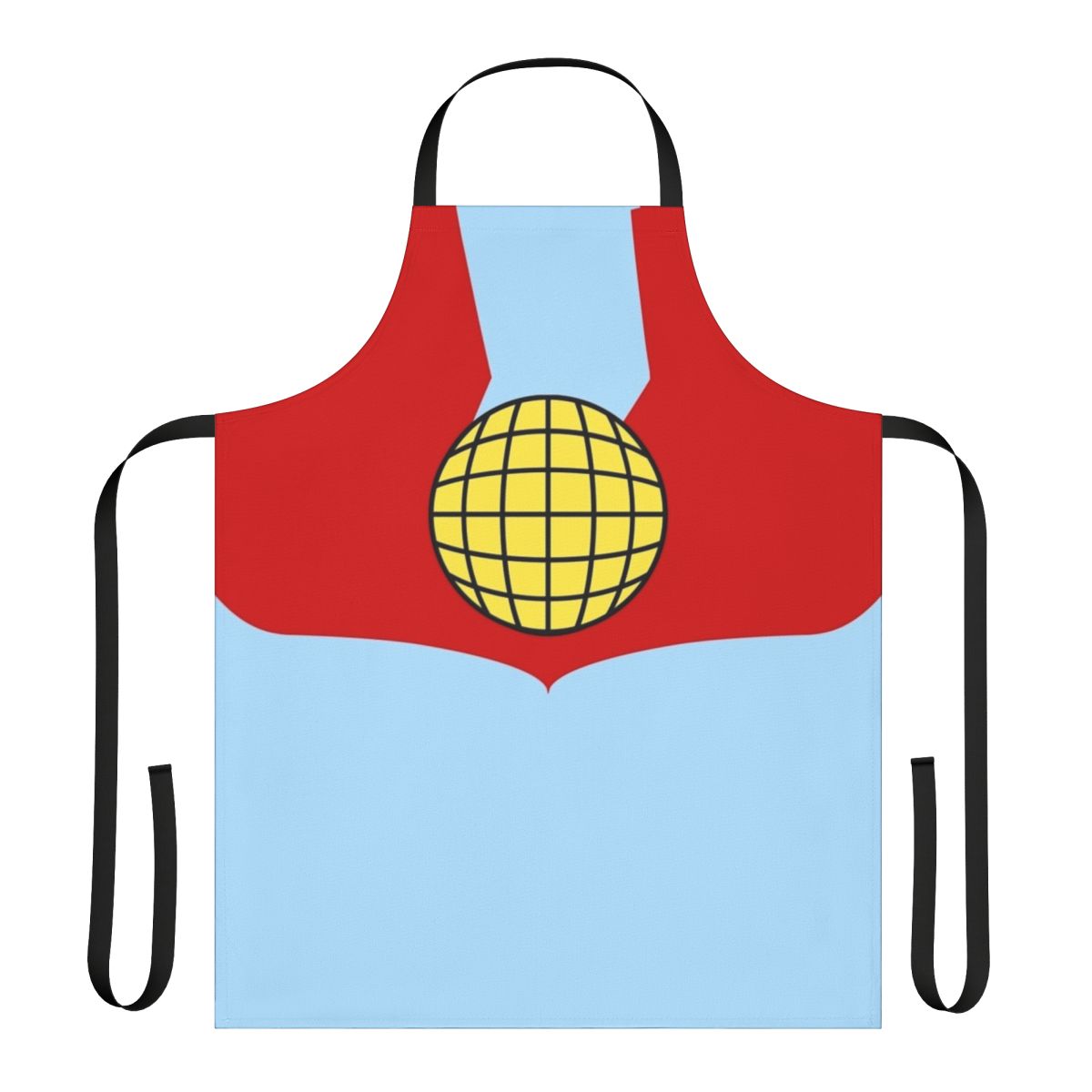 Eco-friendly apron featuring the Captain Planet logo and characters