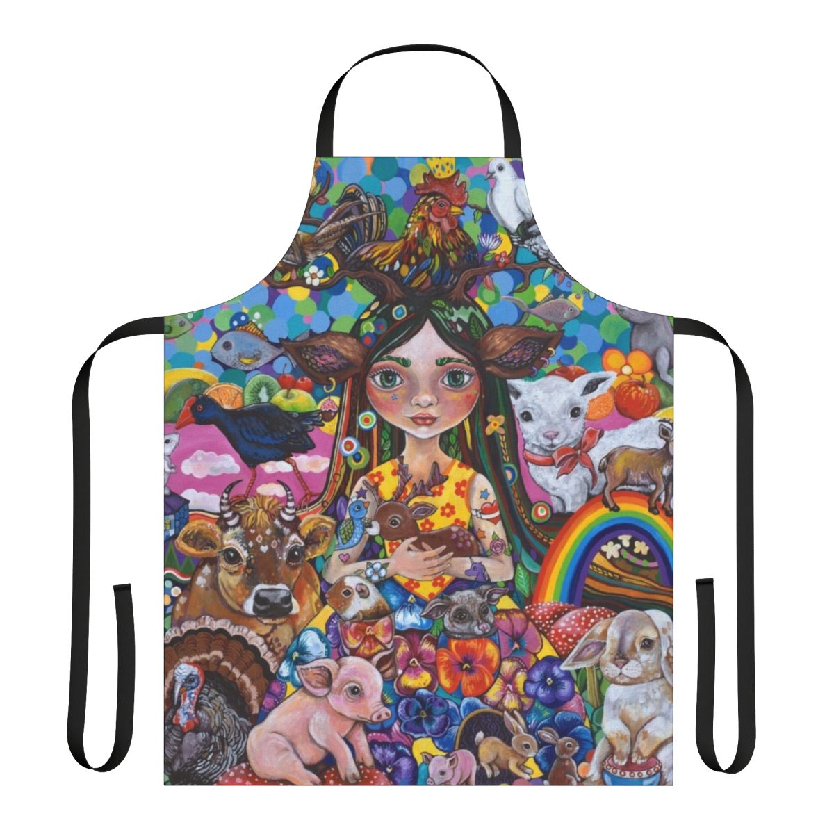 Eco-Friendly Goddess Apron for Animal Lovers - Protects Earth and Animals