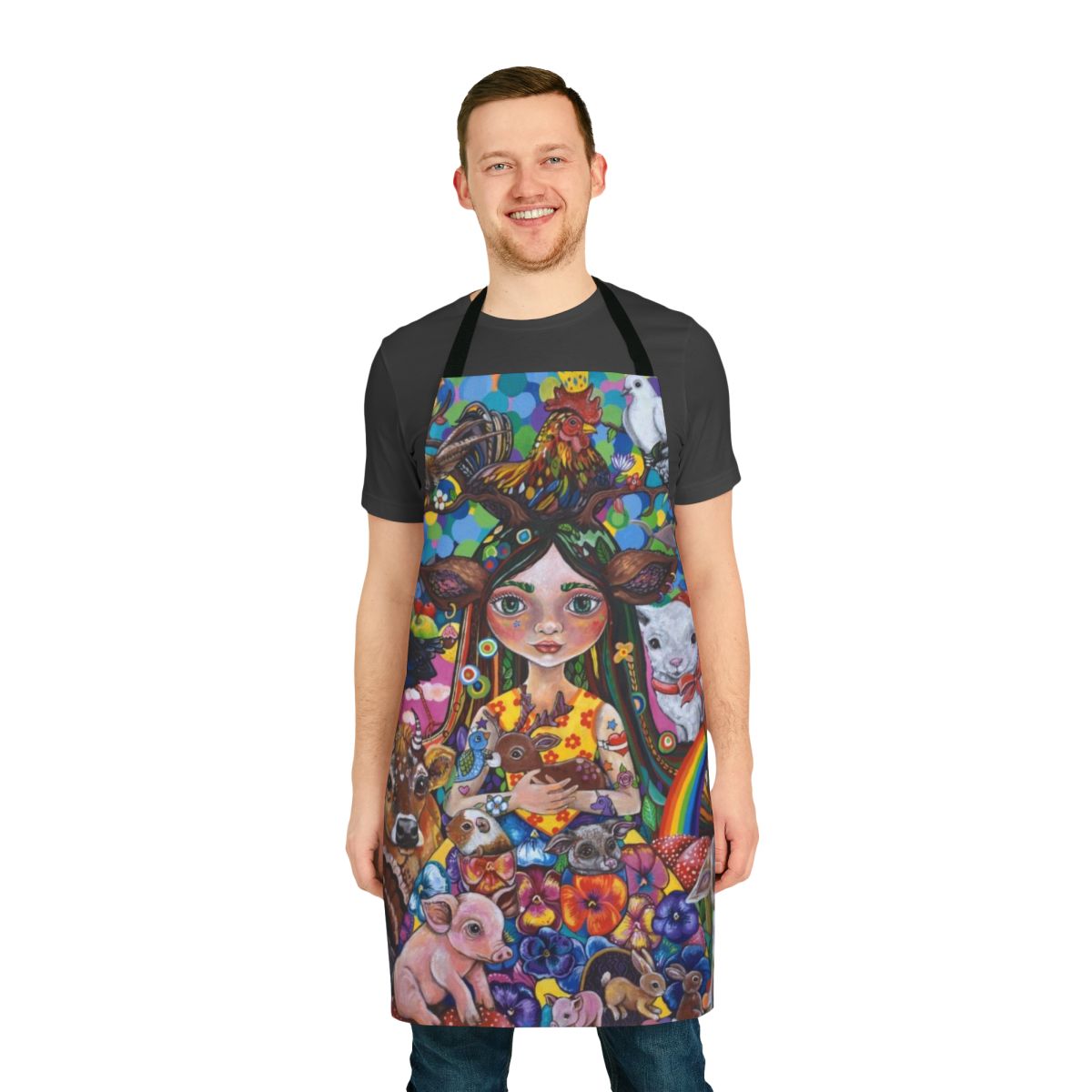 Eco-Friendly Goddess Apron for Animal Lovers - Protects Earth and Animals