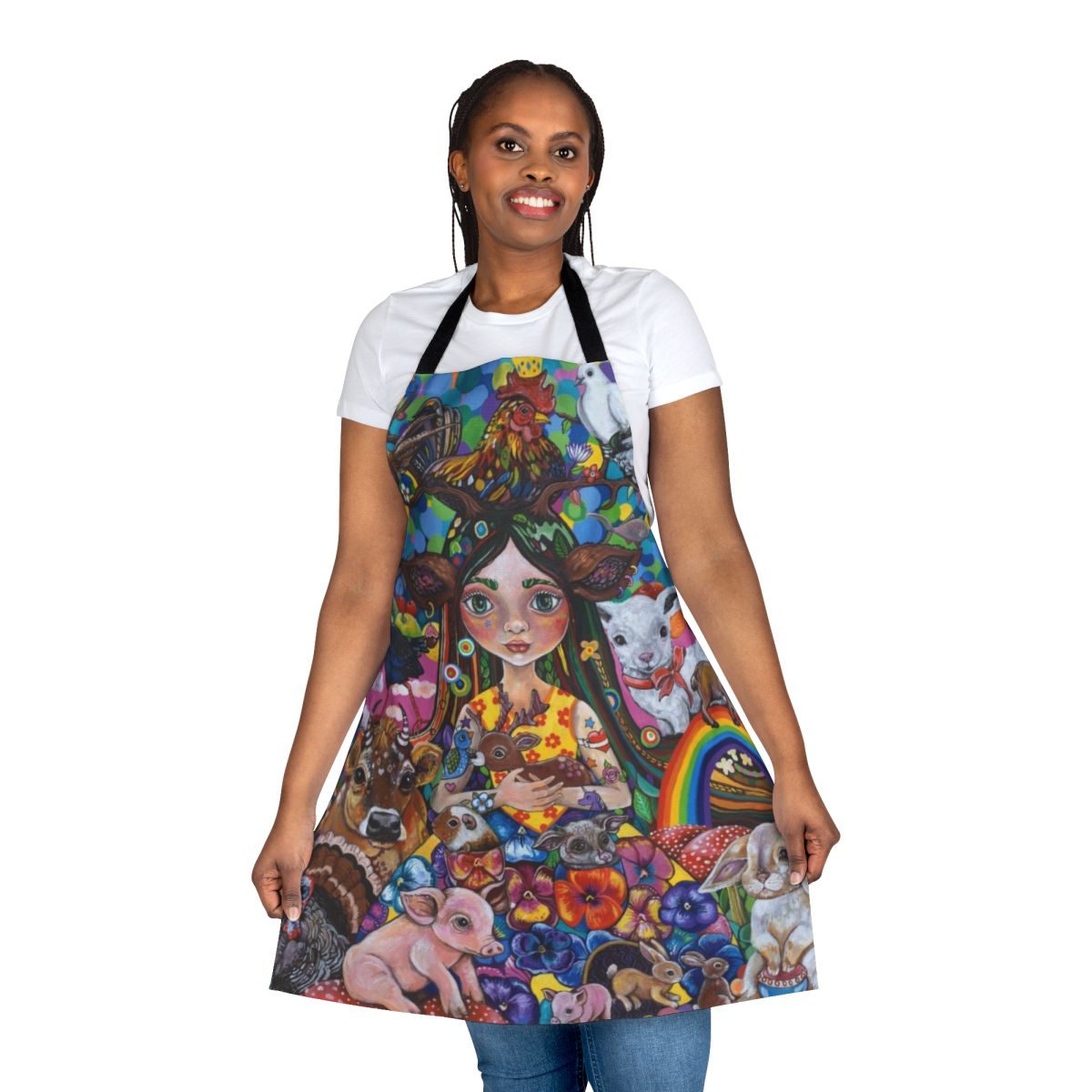 Eco-Friendly Goddess Apron for Animal Lovers - Protects Earth and Animals