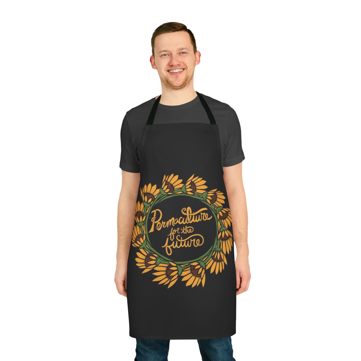 Eco-friendly permaculture apron for sustainable gardening