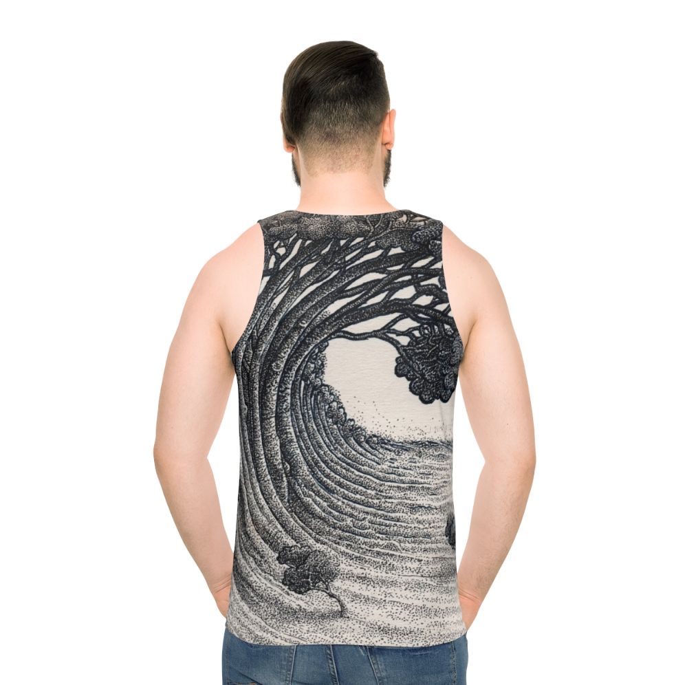 Eco-Friendly Unisex Tree Wave Tank Top