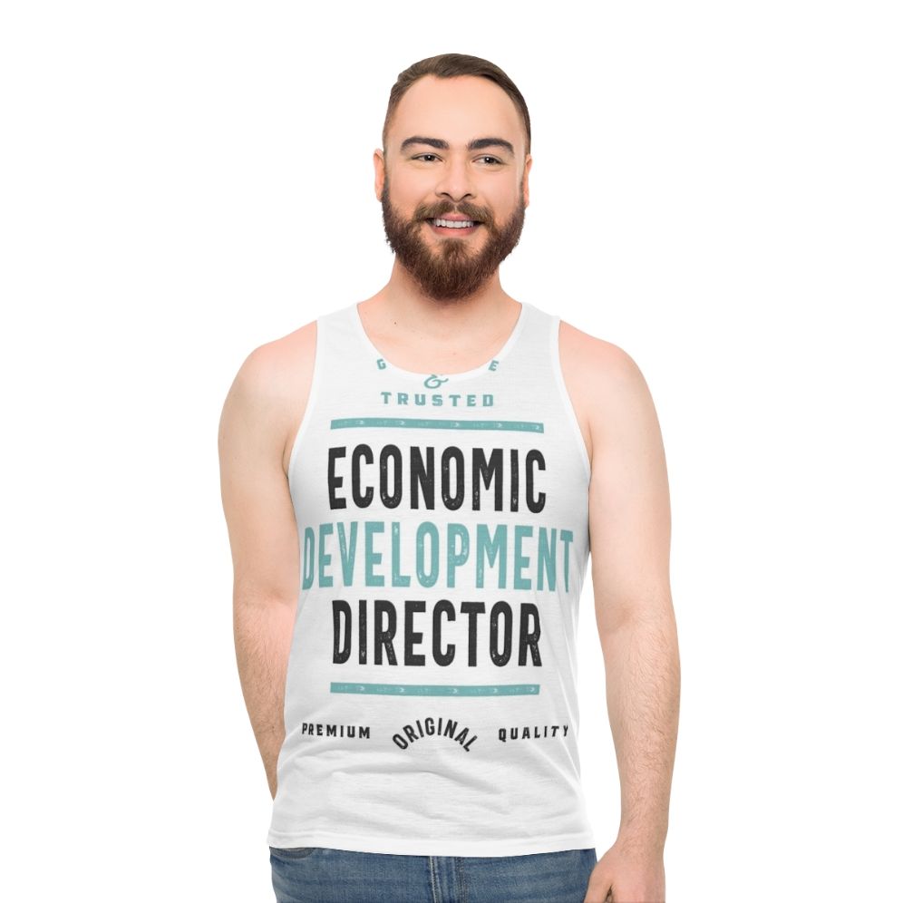 Economic Development Director Unisex Tank Top