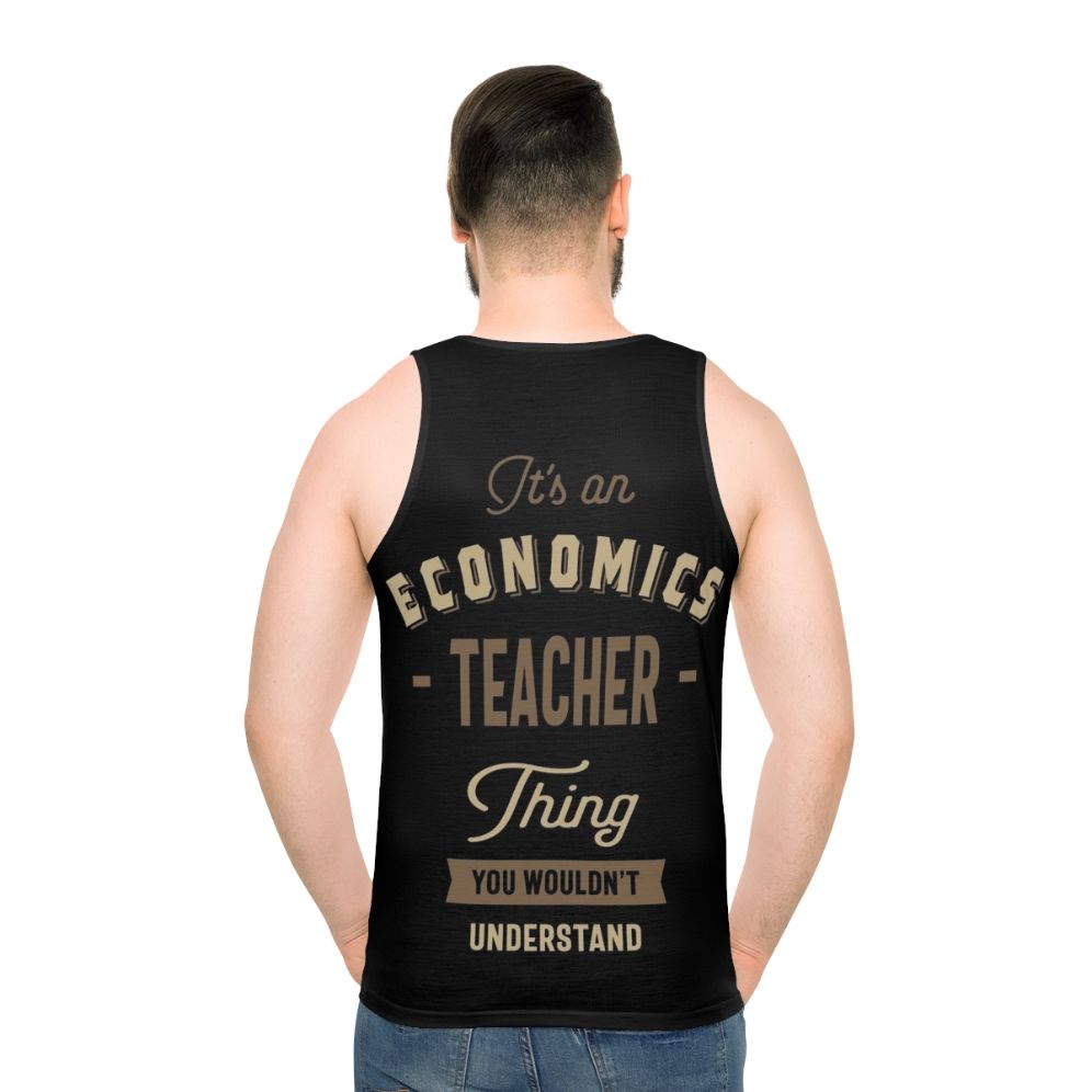 Unisex economics teacher tank top
