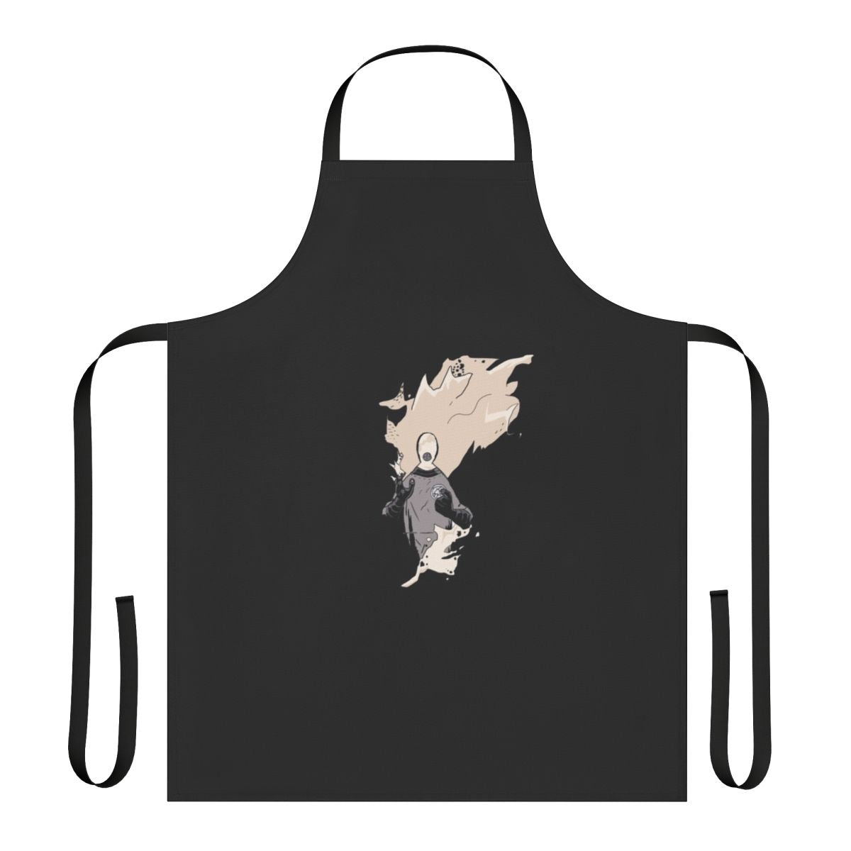 Illustration of Johann Krauss, the BPRD ectoplasmic medium, featured on a high-quality apron.