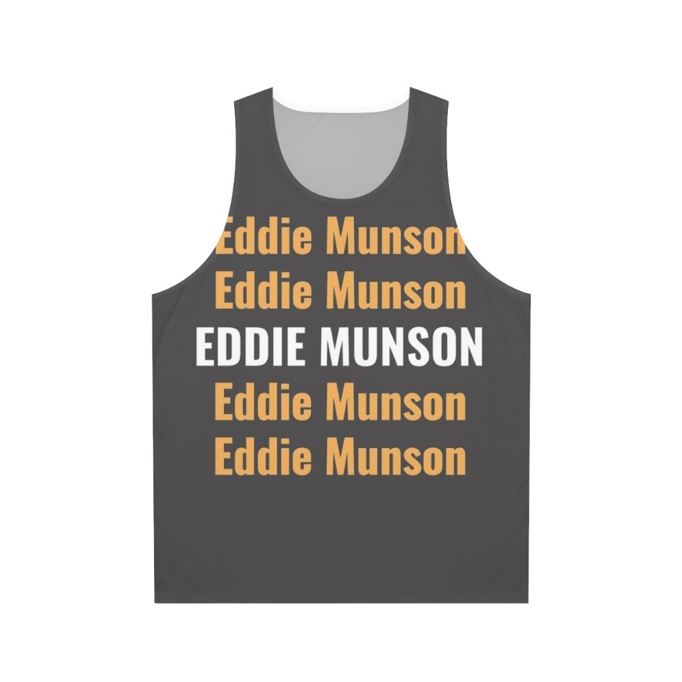 Eddie Munson Stranger Things Unisex Horror Tank Top