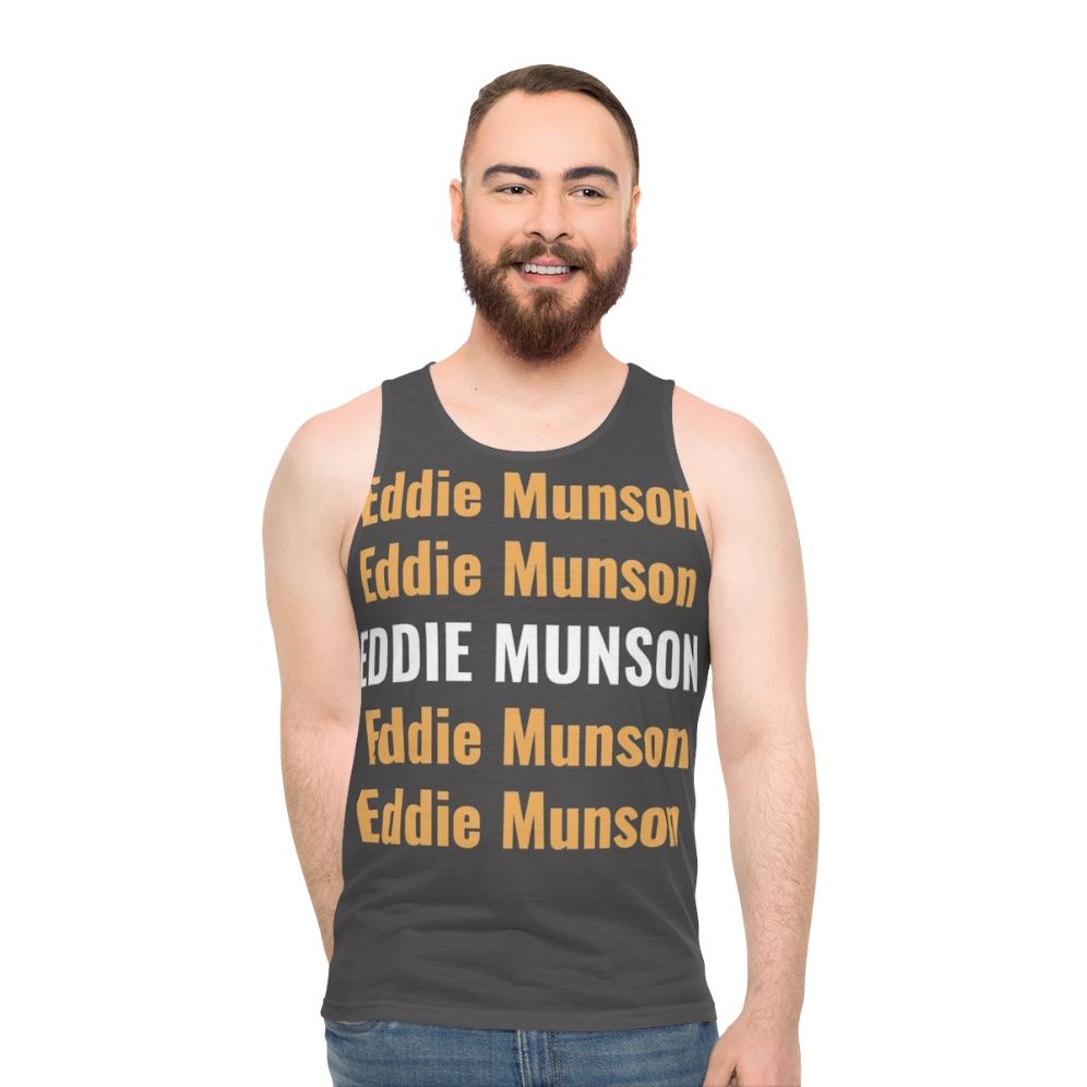 Eddie Munson Stranger Things Unisex Horror Tank Top