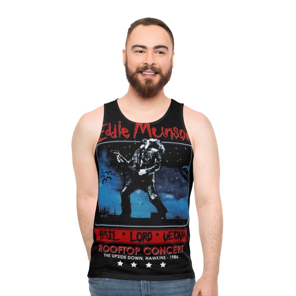 Eddie Munson's Rooftop Concert Stranger Things Tank Top