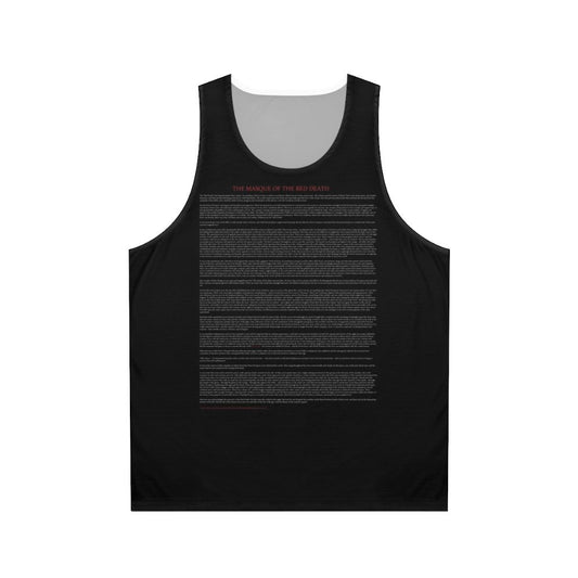 Edgar Allan Poe The Masque of the Red Death Unisex Tank Top