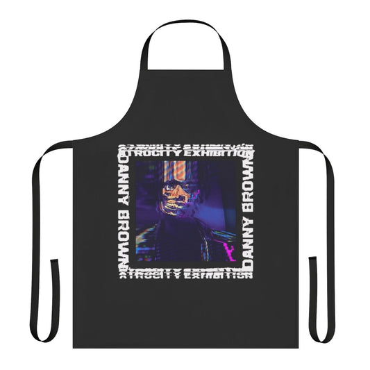 Stylish apron featuring the artwork and imagery from Danny Brown's album 'Atrocity Exhibition'