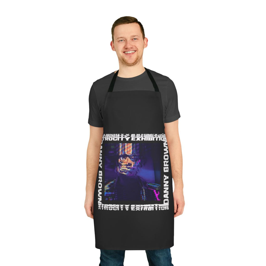 Stylish apron featuring the artwork and imagery from Danny Brown's album 'Atrocity Exhibition'