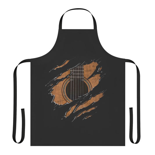 Rip Guitar-Themed Apron with Unique Design