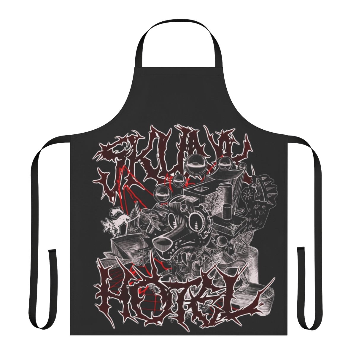 Skunk Hotel Dog Cycle Apron with Punk Rock Inspired Design