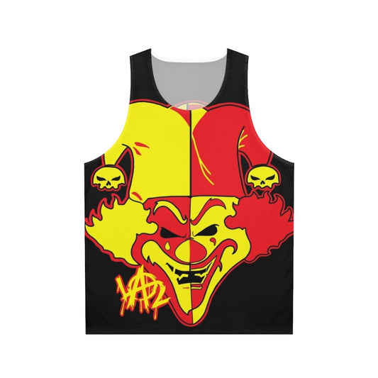 Edgy unisex graphic tank top