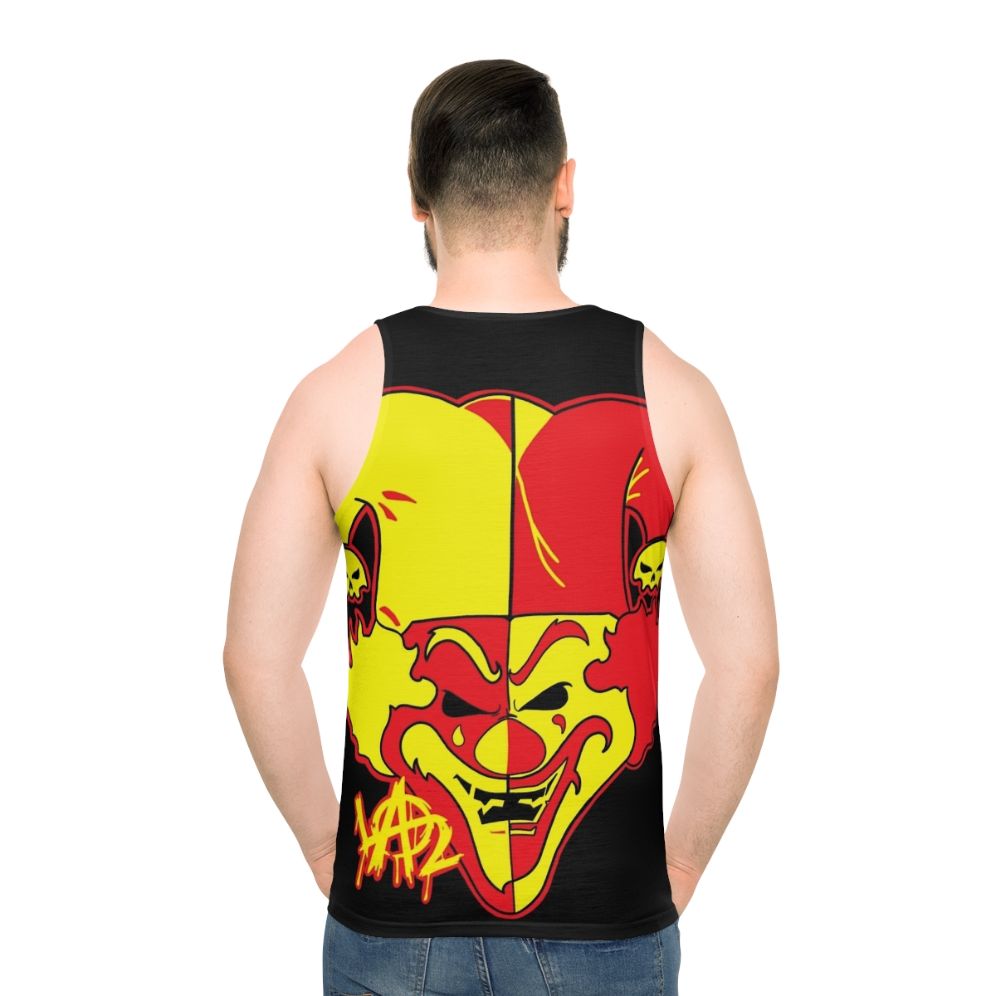 Edgy unisex graphic tank top