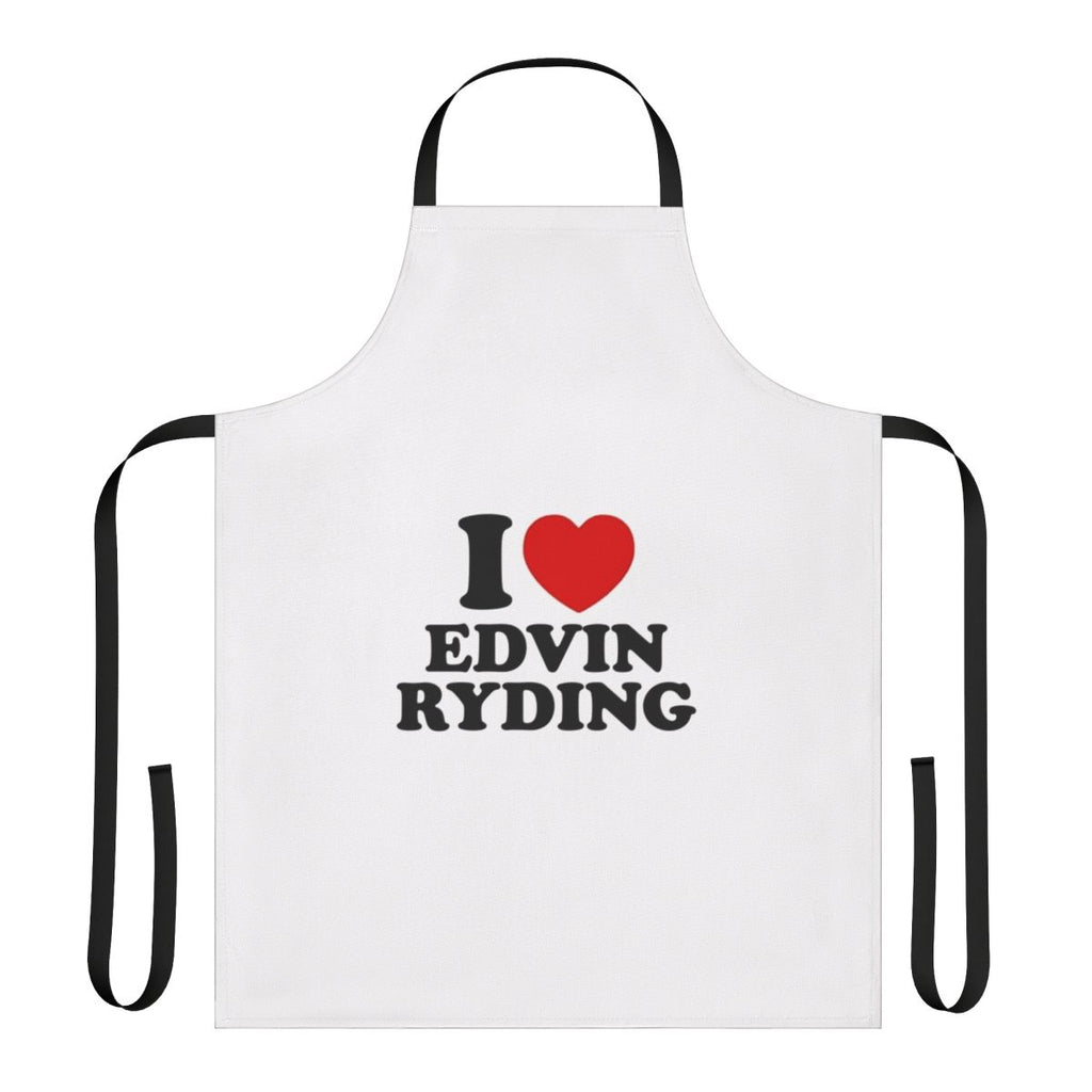 "Edvin Ryding inspired Young Royals themed apron with characters from the Netflix series"