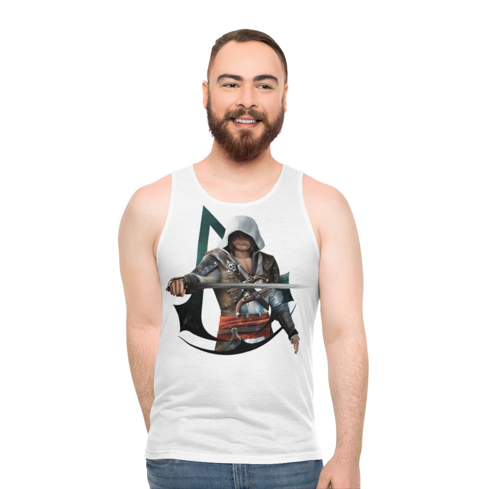 Edward Kenway Assassin's Creed Black Flag Unisex Tank Top