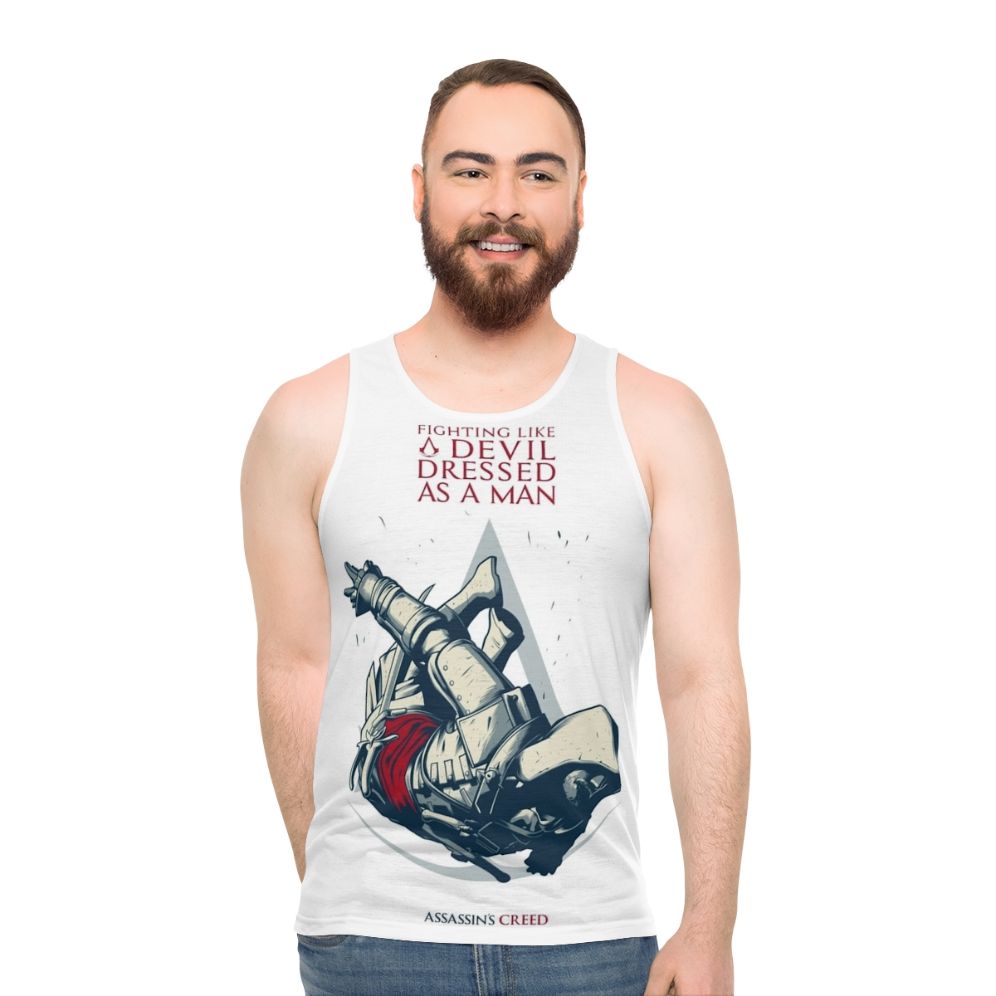 Edward Kenway Leap of Faith Unisex Tank Top