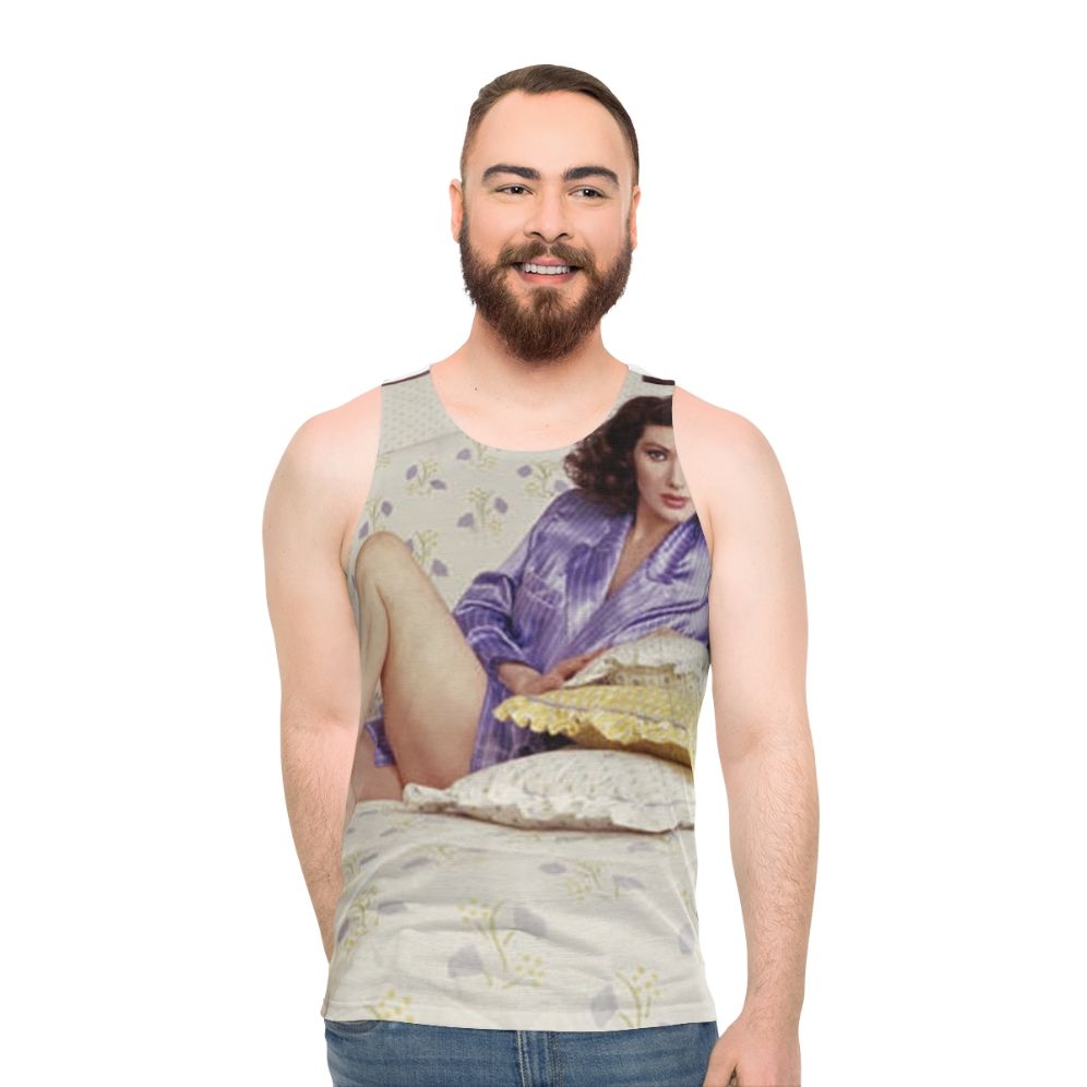 Edwige Fenech Aesthetic Unisex Vintage Tank Top