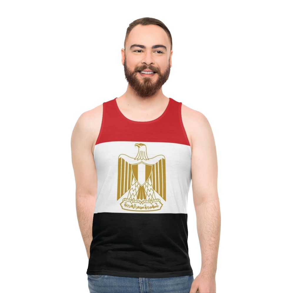 Egypt flag unisex tank top