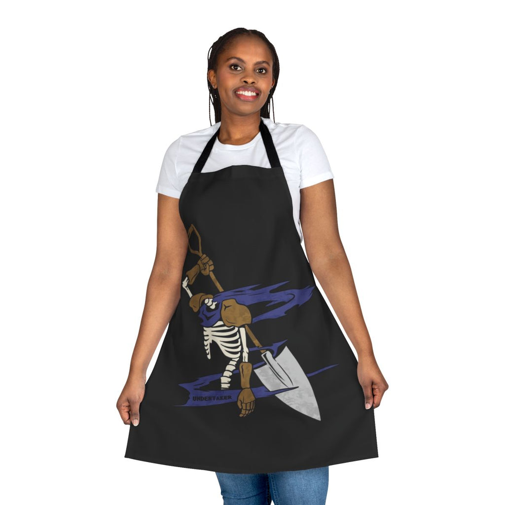 86 anime-inspired apron featuring the Undertaker design