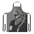 Eivor-inspired apron with raven design for gamers and fans