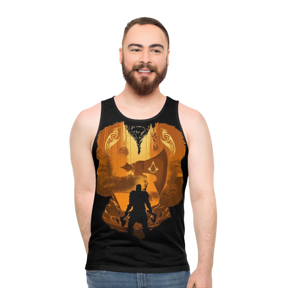 Eivor Silhouette Assassin's Creed Valhalla Unisex Tank Top