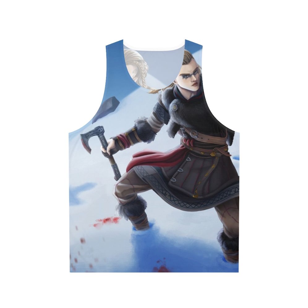 Eivor Varinsdottir Unisex Tank Top with Raven Design
