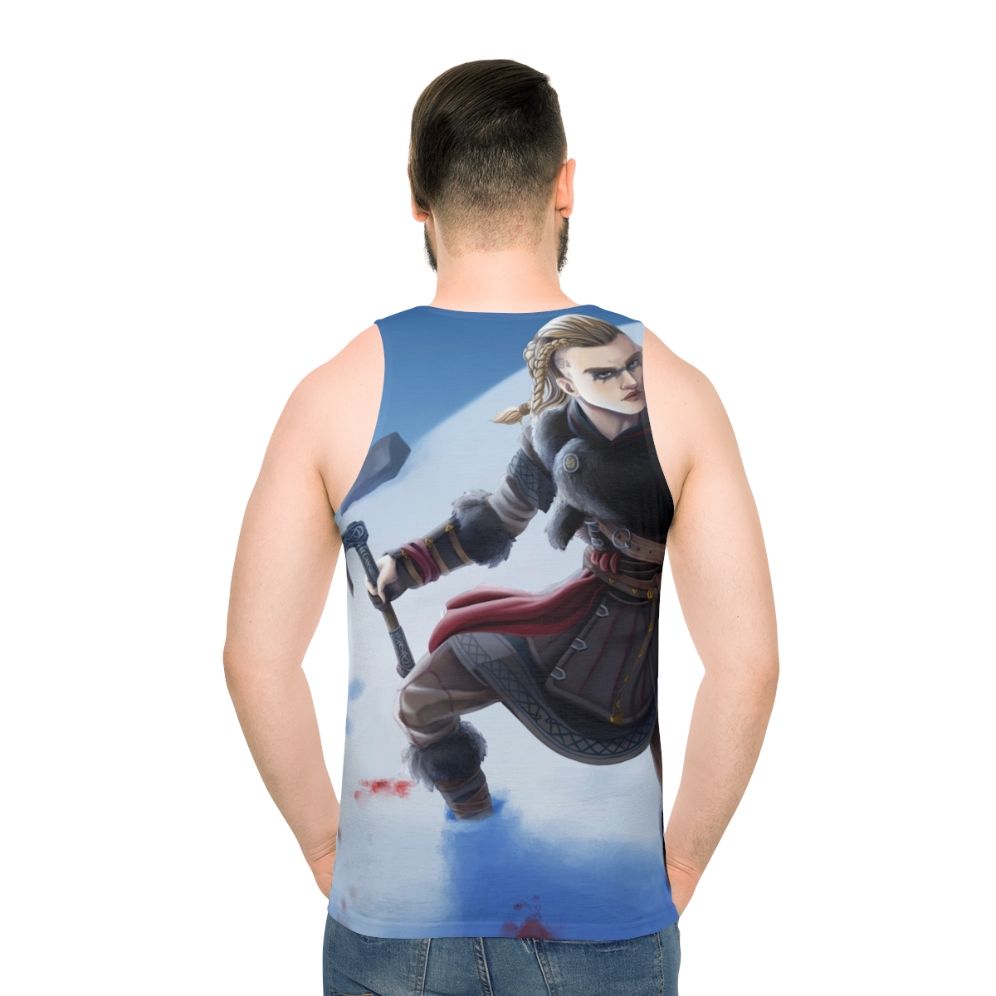 Eivor Varinsdottir Unisex Tank Top with Raven Design