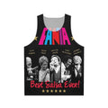 Fania Unisex Tank Top with "El Dia De Mi Suerte" Salsa Music Design