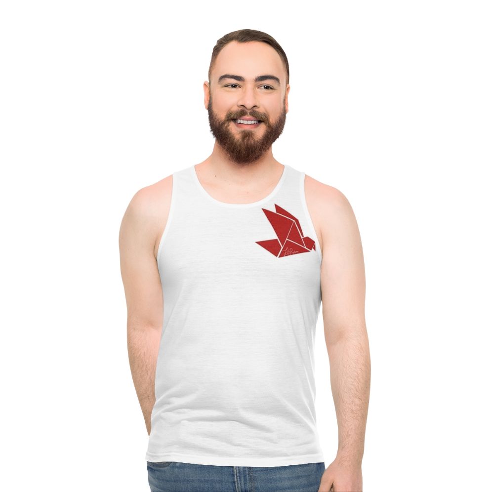 El Profesor Origami Bird Money Heist Unisex Tank Top