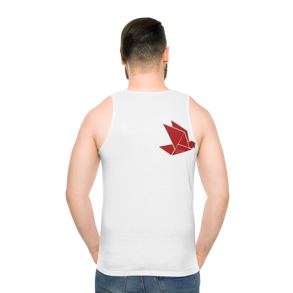 El Profesor Origami Bird Money Heist Unisex Tank Top