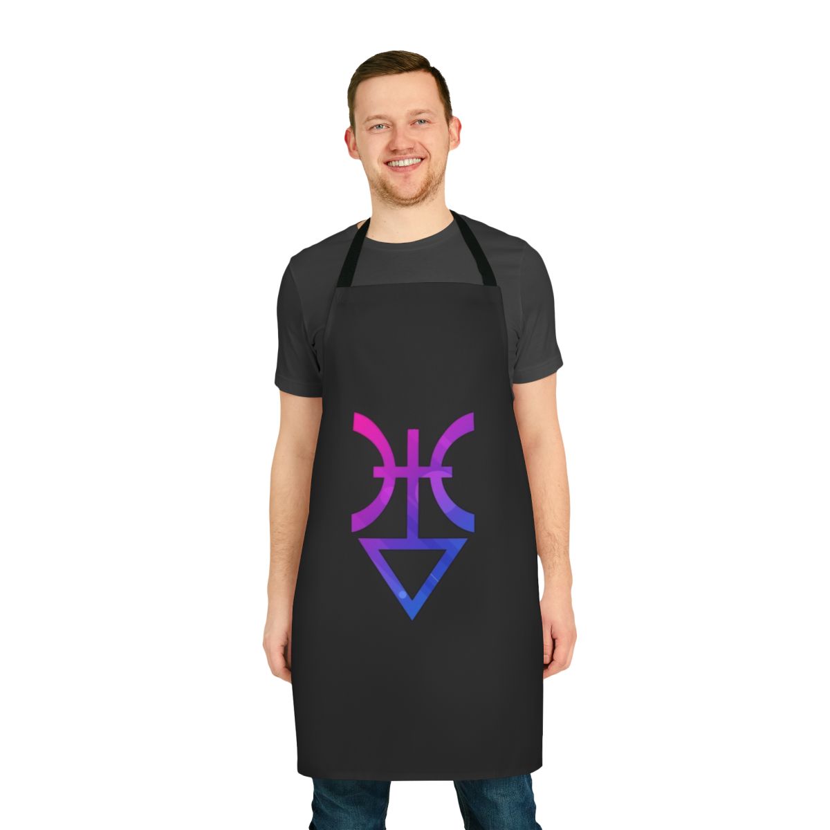 Apron featuring the Rune of the Laughing God, an iconic Eldar Harlequin symbol from the Craftworld Eldar universe.