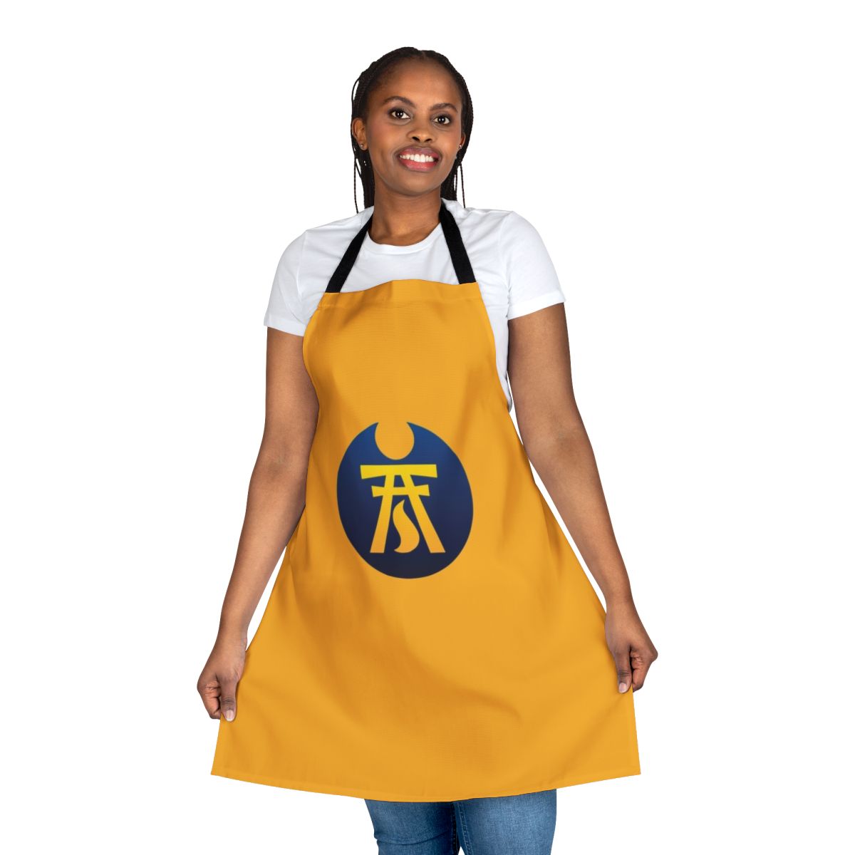 Eldar Iyanden Craftworld-inspired apron with intricate rune and symbol design