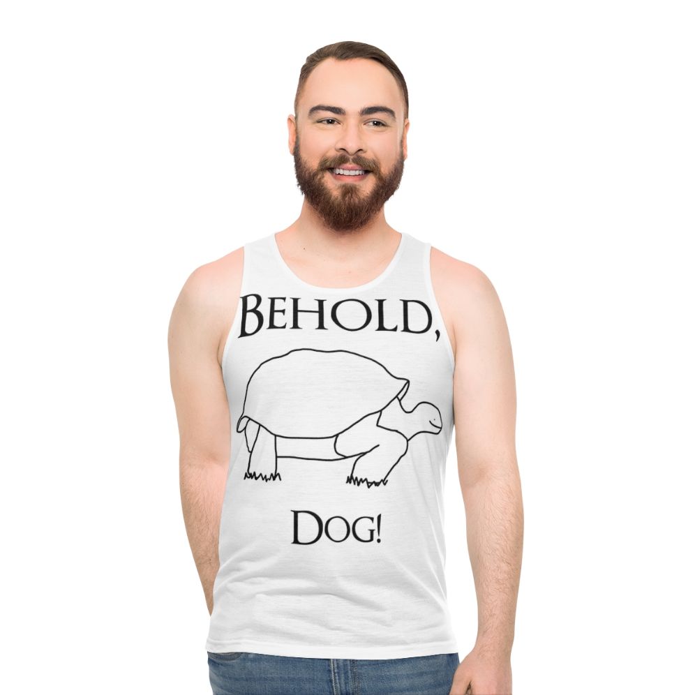 Elden Ring Behold Dog Unisex Tank Top