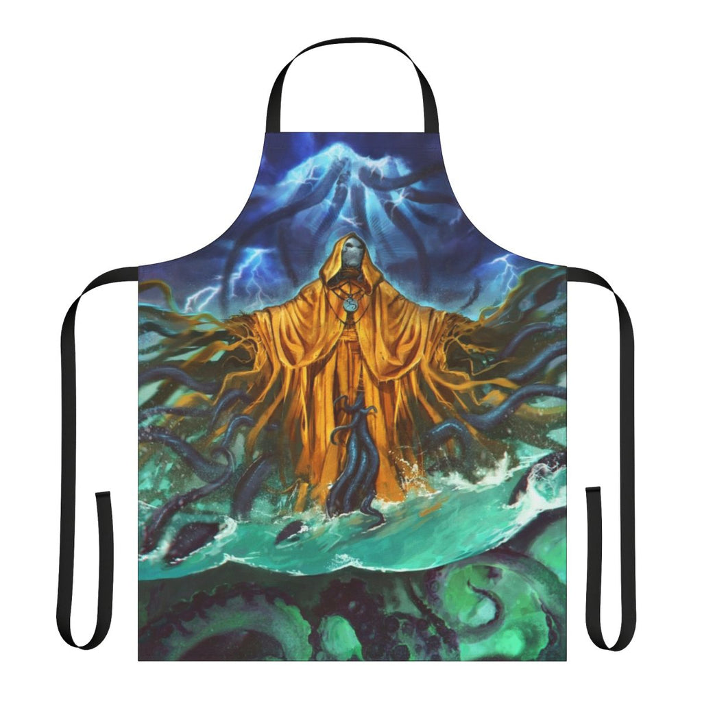 "Apron featuring Hastur, an eldritch horror from the Cthulhu Mythos"
