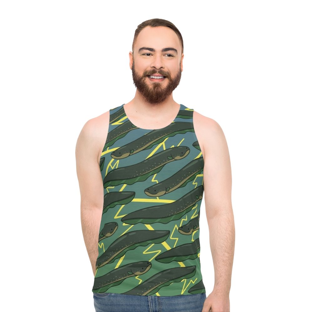 Electric Eel Pattern Unisex Tank Top