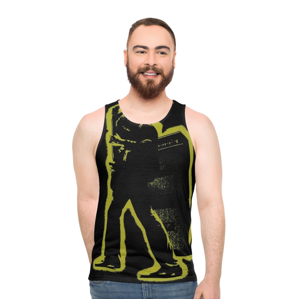 Unisex tank top featuring the album cover artwork of Electric Warrior