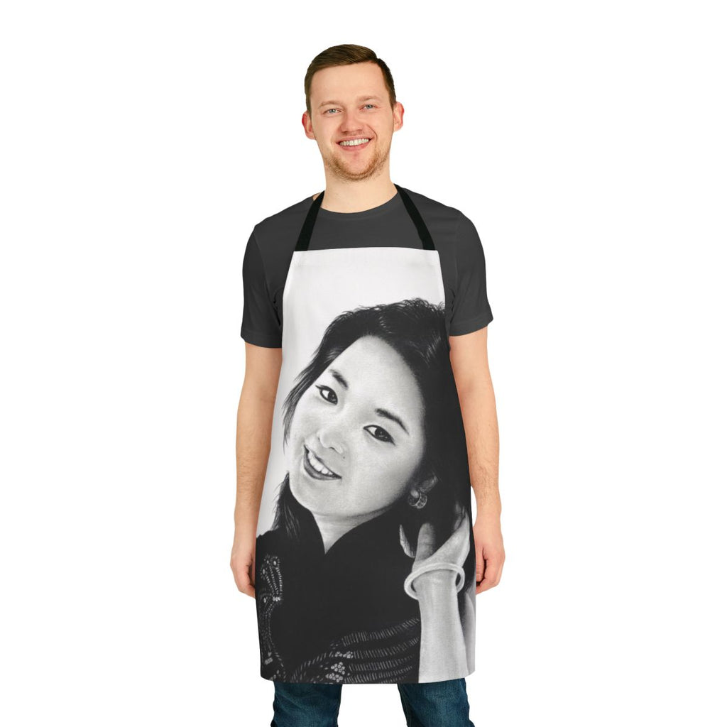 Apron featuring a beautiful portrait of renowned Taiwanese singer Teresa Teng