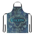 An apron featuring a portrait of the renowned Polish composer and virtuoso pianist, Frédéric Chopin.