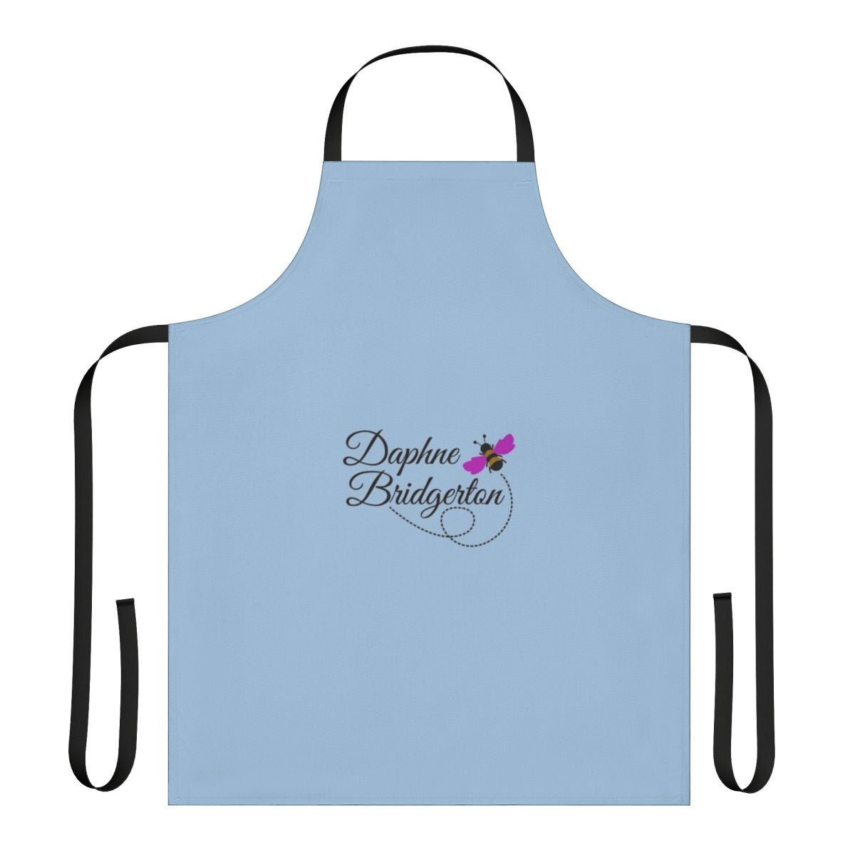 Daphne-inspired bee-patterned apron for Bridgerton fans