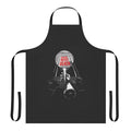 Dark-themed apron with "Dark Quiet Death" text on black background